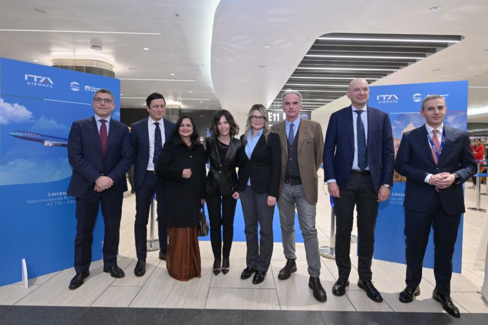 ENIT with ITA Airways inaugurates the first Italy-New Delhi flagship route